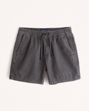 Abercrombie 6 Inch Court Shorts Herr MörkGrå | 1362-GQEOB