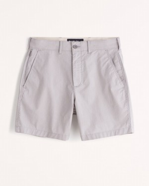 Abercrombie 7 Inch All-day Shorts Herr Grå | 6029-NJIRK