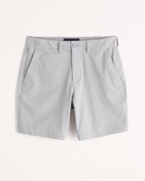 Abercrombie 8 Inch Performance Golf Shorts Herr LjusGrå | 4067-VDHQP