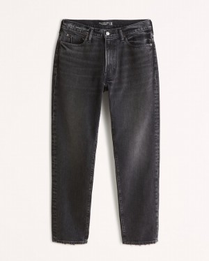 Abercrombie 90s Straight Jeans Herr Svarta Tvätt | 4096-WBAGN