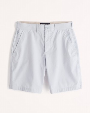 Abercrombie 9 Inch All-day Shorts Herr LjusBlå | 5612-BWSFP