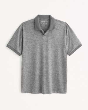 Abercrombie Airknit Piketröja Herr MörkGrå | 8169-DKFIX