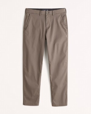 Abercrombie All-day Straight Byxor Herr Bruna | 9835-YDLTK