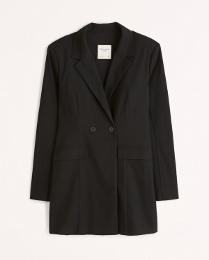 Abercrombie Blazer Mini Klänning Dam Svarta | 6381-MIQPY