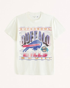 Abercrombie Buffalo Bills Graphic T-shirt Herr Vita | 0897-TRLVX