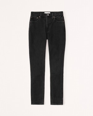 Abercrombie Curve Love High Rise Skinny Jeans Dam Svarta | 8761-IUFTP