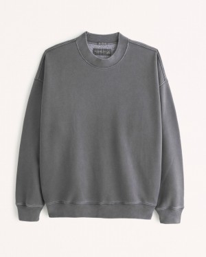 Abercrombie Essential Crew Set Herr MörkGrå | 4079-AOJDR