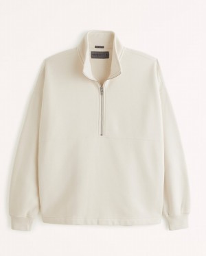 Abercrombie Essential Half-zip Set Herr Grädde | 8342-MDHJW