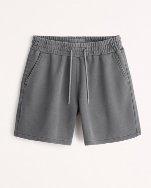 Abercrombie Essential Shorts Herr MörkGrå | 8307-DKBAM