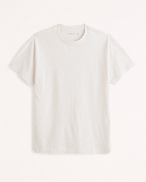 Abercrombie Essential T-shirt Herr Grädde | 7892-BDTAV