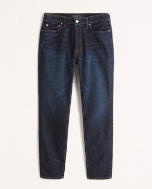 Abercrombie Gympa Slim Jeans Herr Marinblå | 6872-KSQPM