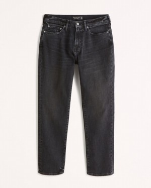 Abercrombie Gympa Straight Jeans Herr Svarta Tvätt | 8204-YZDEW