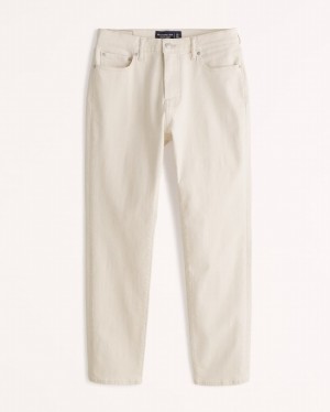 Abercrombie Gympa Straight Jeans Herr Grädde | 2970-ZVPJD