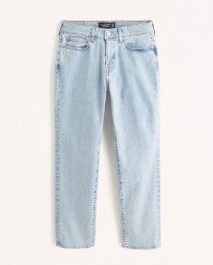 Abercrombie Gympa Straight Jeans Herr LjusTvätt | 4928-CMNUE