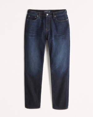 Abercrombie Gympa Straight Jeans Herr Marinblå | 8103-YLGEQ