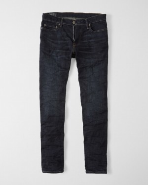 Abercrombie Hetero Jeans Herr Svarta | 2756-FTOLD