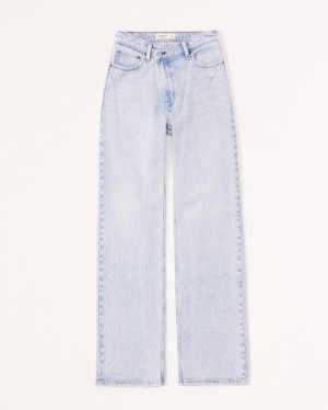 Abercrombie High Rise 90s Relaxed Jeans Dam Ljus | 1549-YSTVR