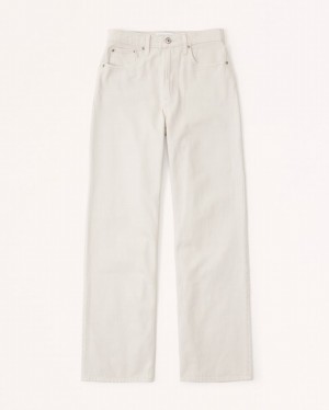 Abercrombie High Rise Loose Jeans Dam Grå | 4629-LPORH