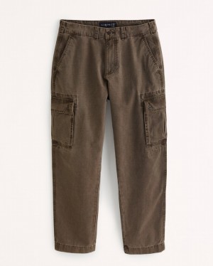 Abercrombie Loose Cargo Byxor Herr MörkBruna | 5920-AJVUP