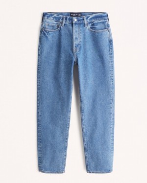 Abercrombie Loose Jeans Herr Blå | 1048-FUESA