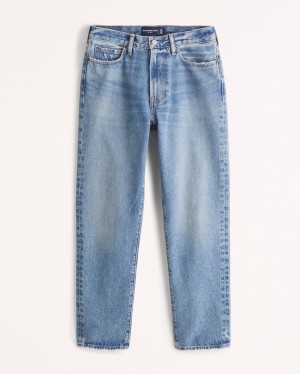 Abercrombie Loose Jeans Herr Tvätt | 8901-SKNIO