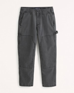 Abercrombie Loose Ripstop Workwear Byxor Herr Svarta | 5146-DXNZA