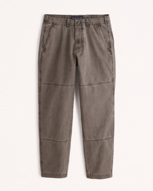 Abercrombie Loose Utility Byxor Herr MörkBruna | 1463-IBYAX