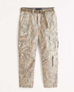 Abercrombie Loose Utility Cargo Byxor Herr Camo | 0518-ZPYWN