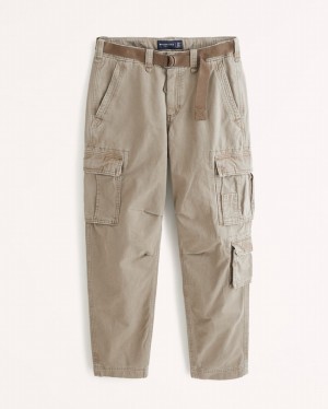 Abercrombie Loose Utility Cargo Byxor Herr LjusKhaki | 1786-RUSPN