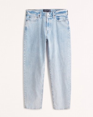 Abercrombie Lätta Loose Jeans Herr Blå | 6091-KWSLP