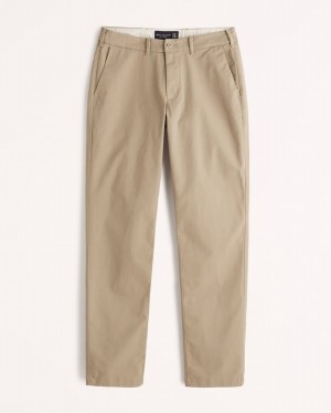 Abercrombie Mager Byxor Herr Khaki | 0153-QJXYO