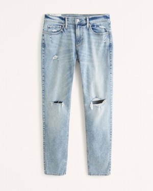 Abercrombie Mager Jeans Herr LjusTvätt | 7098-QBXAV