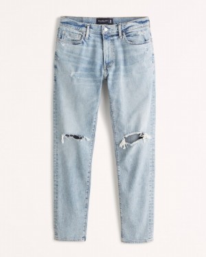 Abercrombie Mager Jeans Herr LjusTvätt | 7831-DWKGZ