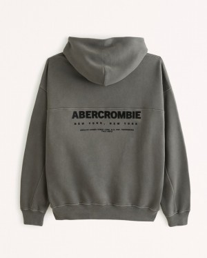 Abercrombie Micro-logo Popover Set Herr MörkGröna | 0239-QDRFG