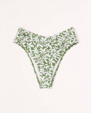 Abercrombie Mid-rise V-front Cheeky Badkläder Dam Gröna | 5928-BEHWK