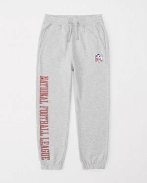 Abercrombie Nfl Graphic Easy-fits Sweatpants Pojke LjusGrå | 0953-KSILU