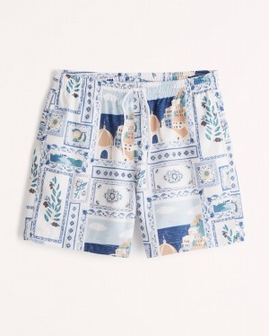 Abercrombie Pull-on Trunk Badkläder Herr LjusBlå | 6512-KTRED