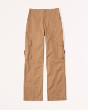 Abercrombie Relaxed Cargo Byxor Dam Bruna | 9261-YLIAV