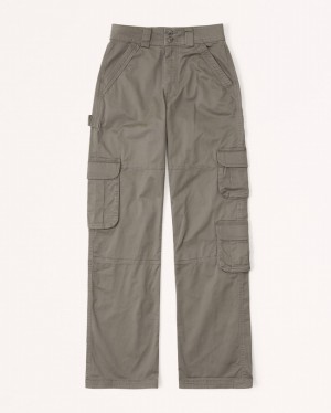 Abercrombie Relaxed Cargo Byxor Dam Bruna | 7895-SIFMJ