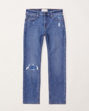 Abercrombie Skinnys Jeans Pojke Blå | 9183-LSDNG