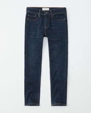 Abercrombie Skinnys Jeans Pojke MörkTvätt | 7931-BMGJC