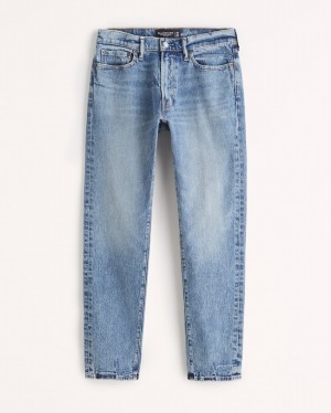 Abercrombie Slim Jeans Herr Blå | 8217-DHIJV