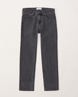 Abercrombie Slims Jeans Pojke Svarta | 7405-IUHZV