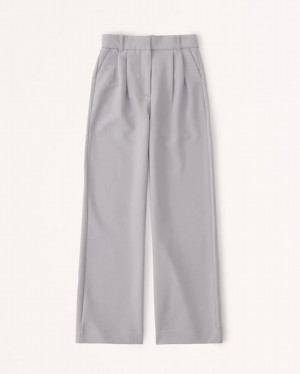 Abercrombie Sloane Tailored Byxor Dam Grå | 2173-UPZGJ