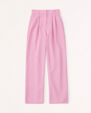 Abercrombie Sloane Tailored Byxor Dam Rosa | 5960-USTRZ