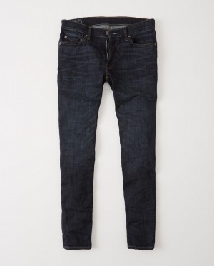 Abercrombie Super Skinny Jeans Herr MörkTvätt | 0785-LGKTR