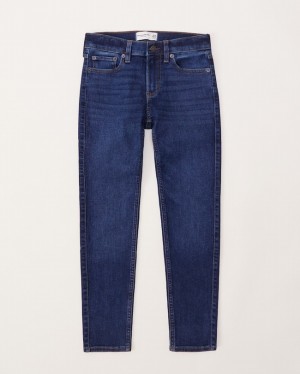 Abercrombie Super Skinnys Jeans Pojke MörkTvätt | 9386-INEHT