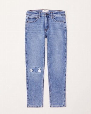 Abercrombie Super Skinnys Jeans Pojke LjusTvätt | 9230-MBJNZ