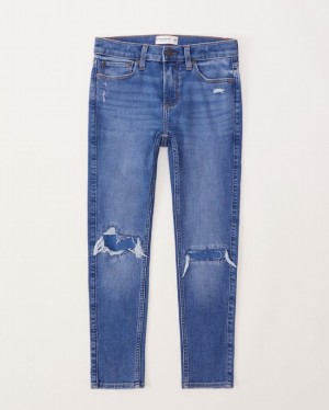 Abercrombie Super Skinnys Jeans Pojke Tvätt | 9370-ZKHXI