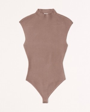 Abercrombie Tröja Shell Bodysuit Dam Bruna | 6721-TZMQP